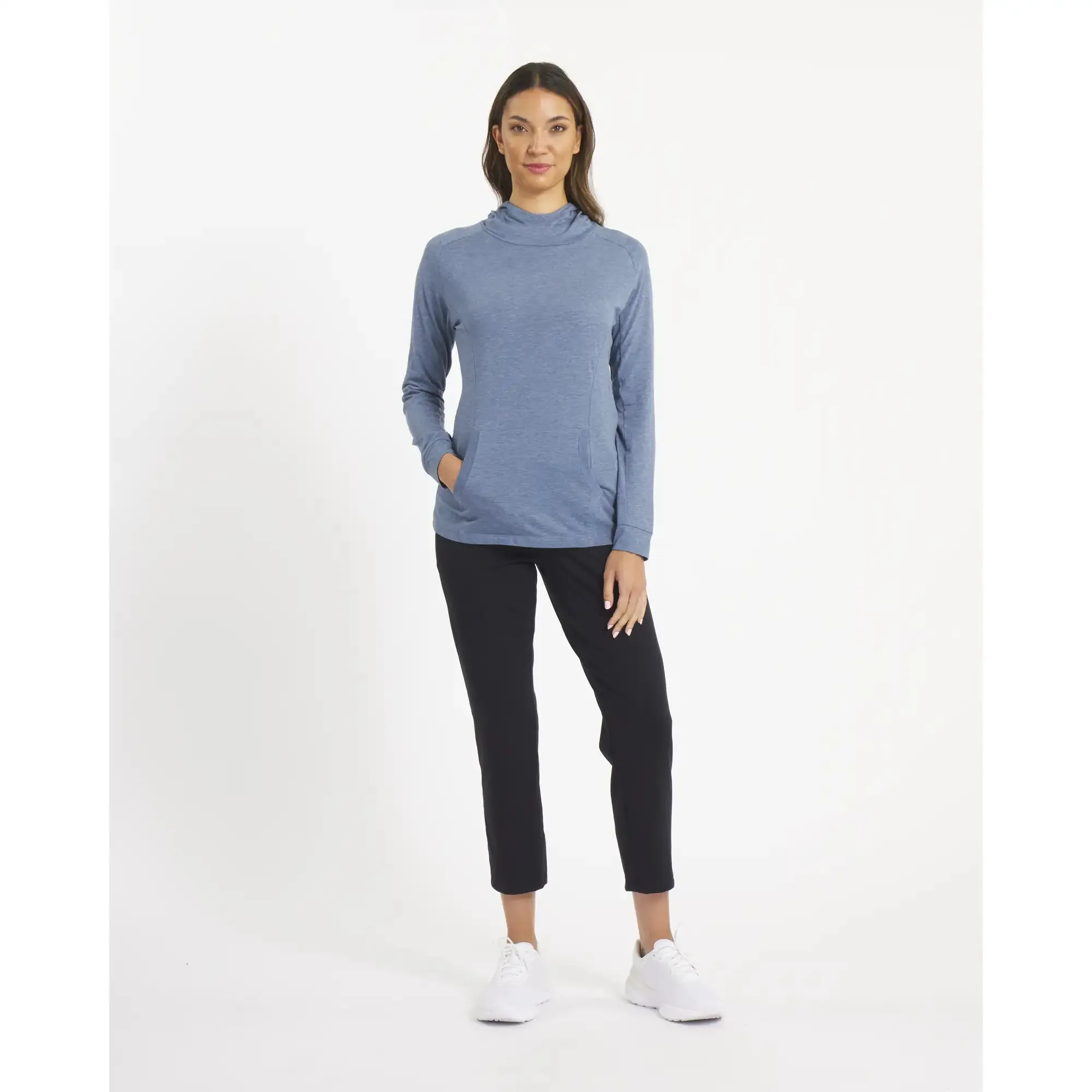 Women's Gallatin Hoodie - BLUE FIN / L sold by Sun Mountain