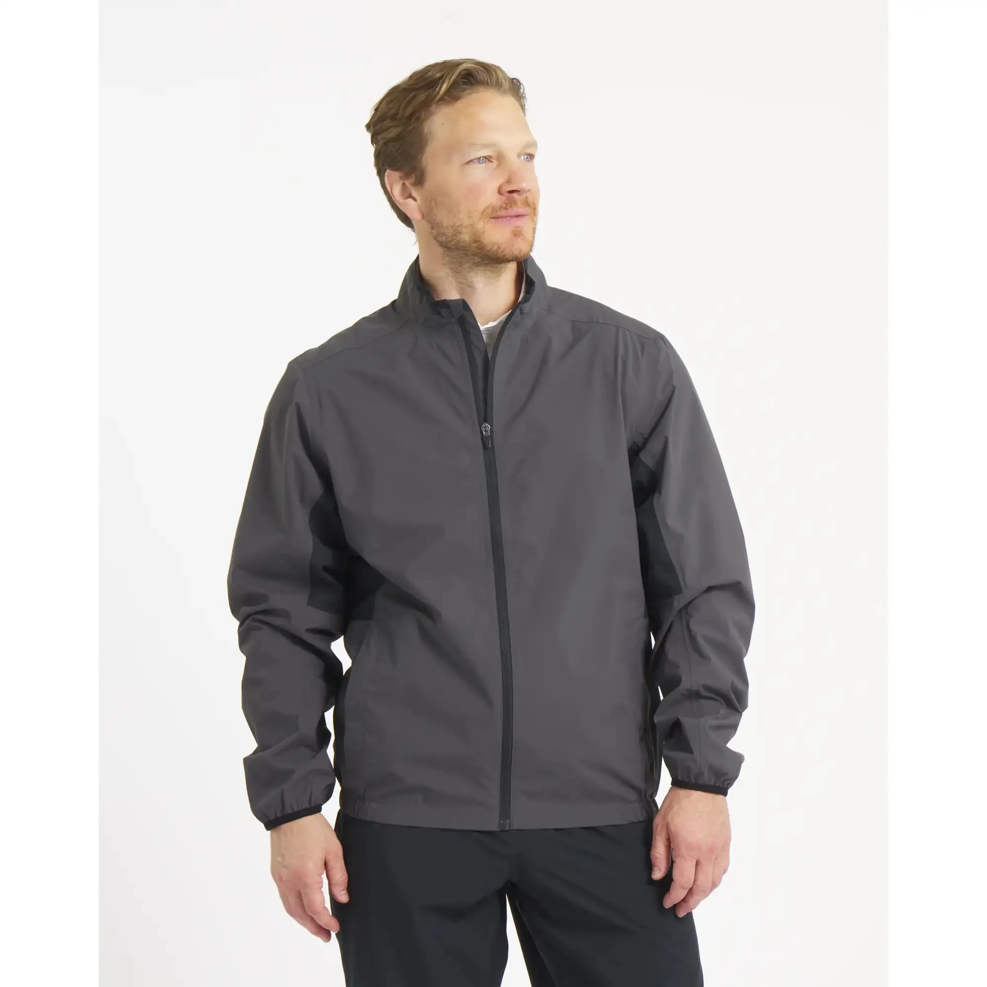 Monsoon Jacket - Steel-Black / XL sold by Sun Mountain