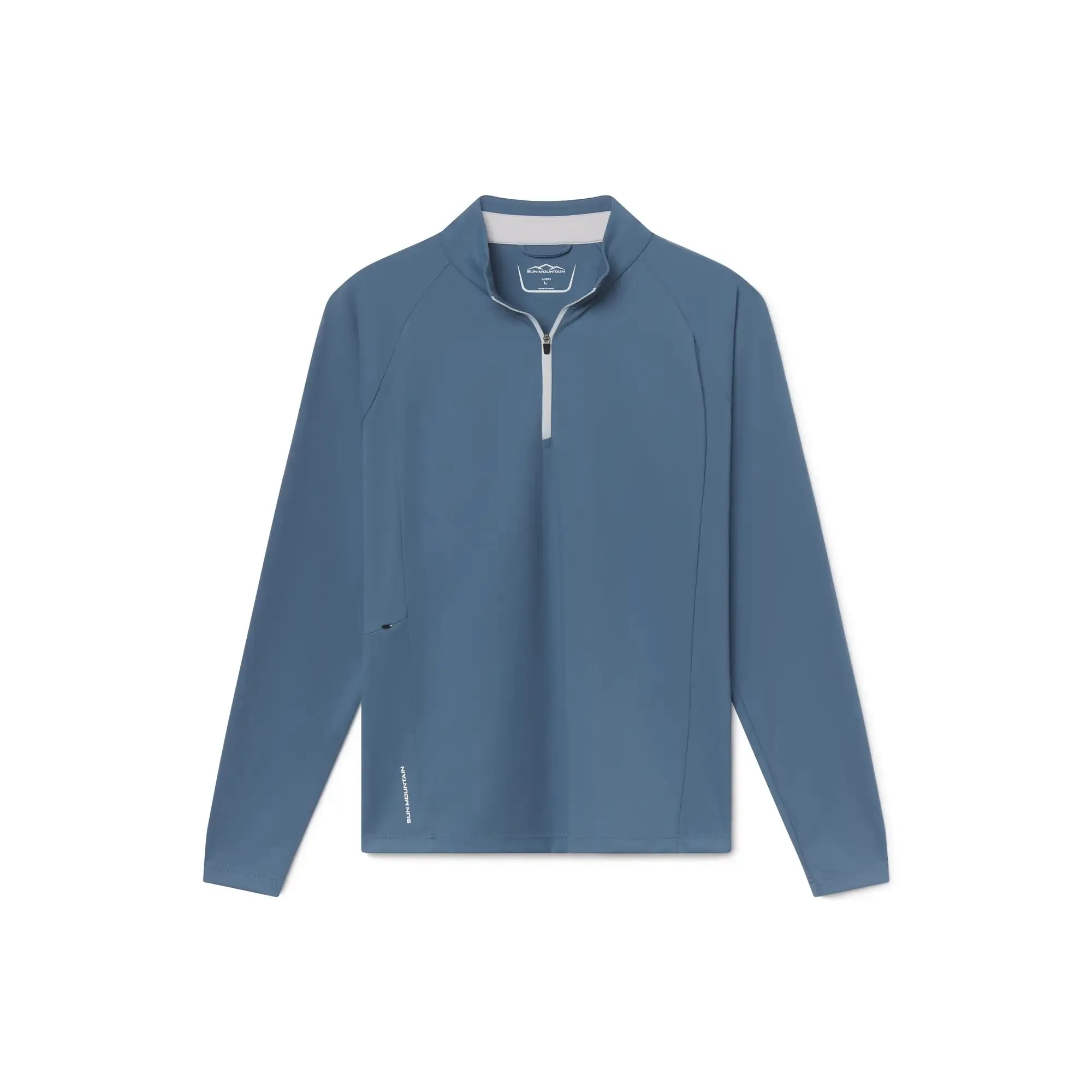 Tech Quarter-Zip - Blue Fin / L sold by Sun Mountain