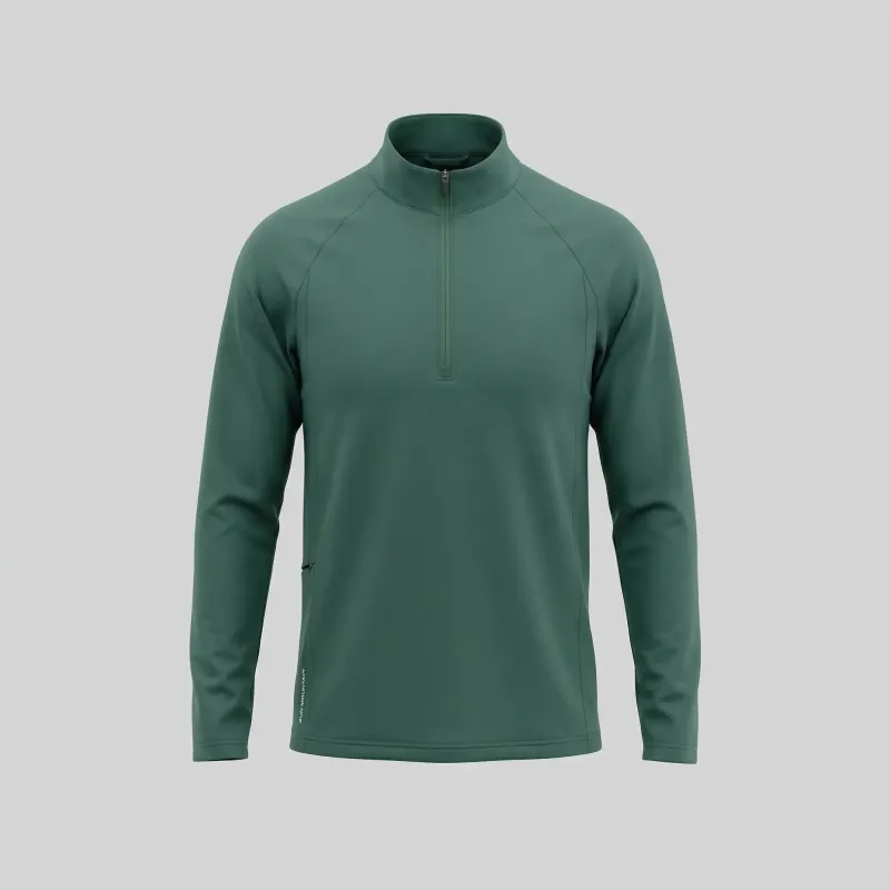 Tech Quarter-Zip - Pine Needle / S made by Sun Mountain
