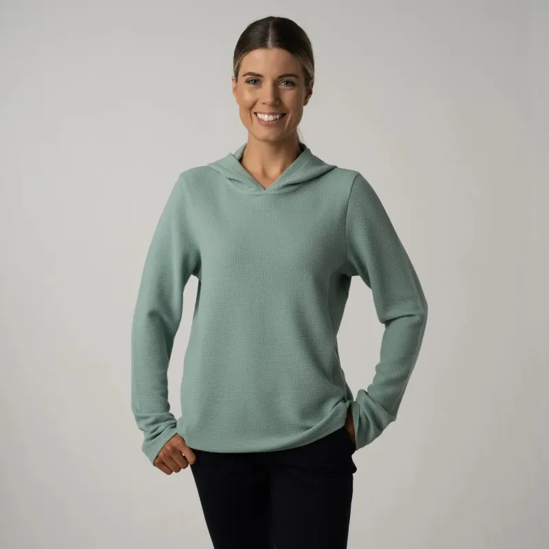 Women's Coastal Hoodie - Feldspar / S made by Sun Mountain