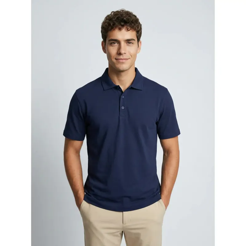 Elevate Stretch Polo - Navy / S made by Sun Mountain