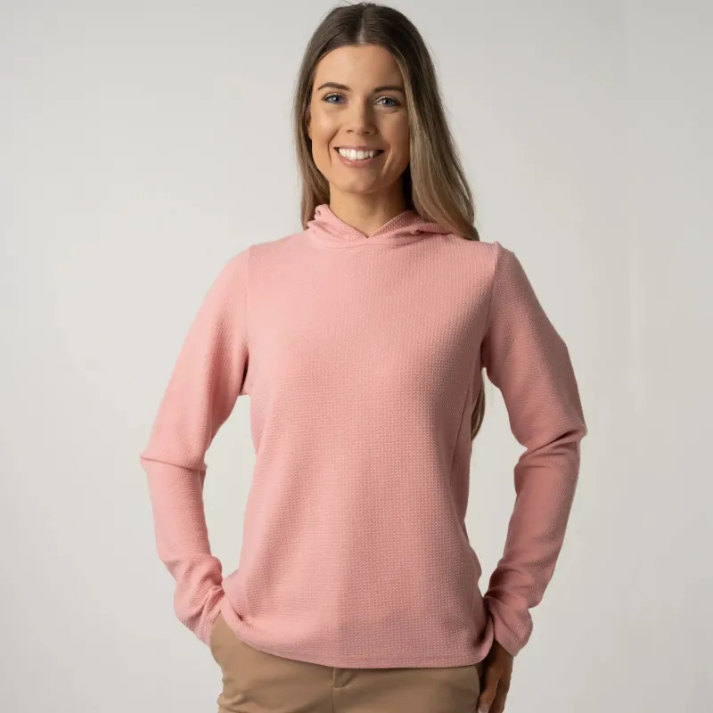 Women's Coastal Hoodie - Coral Haze / 2XL made by Sun Mountain