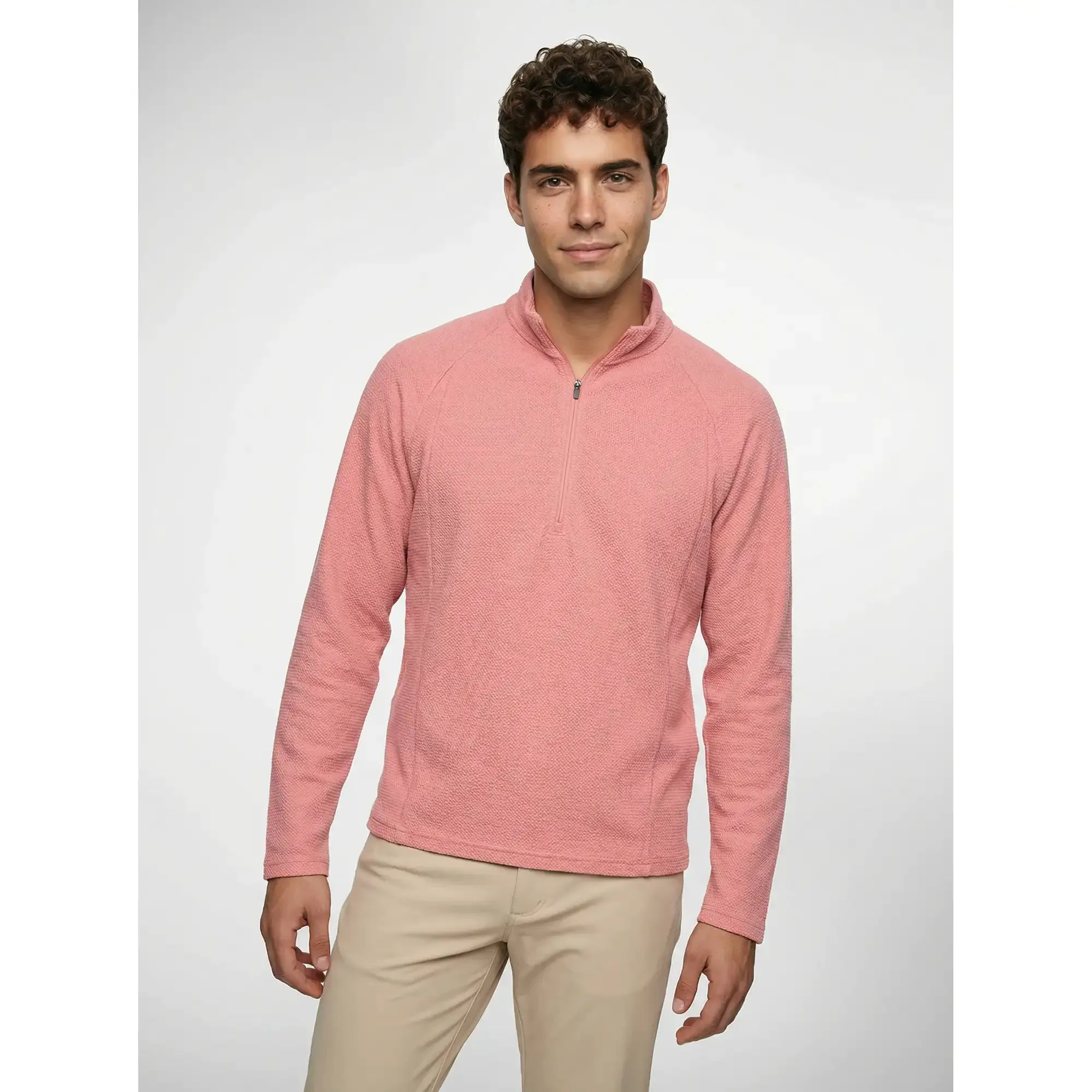 Coastal Quarter-Zip - Coral Haze / 3XL sold by Sun Mountain