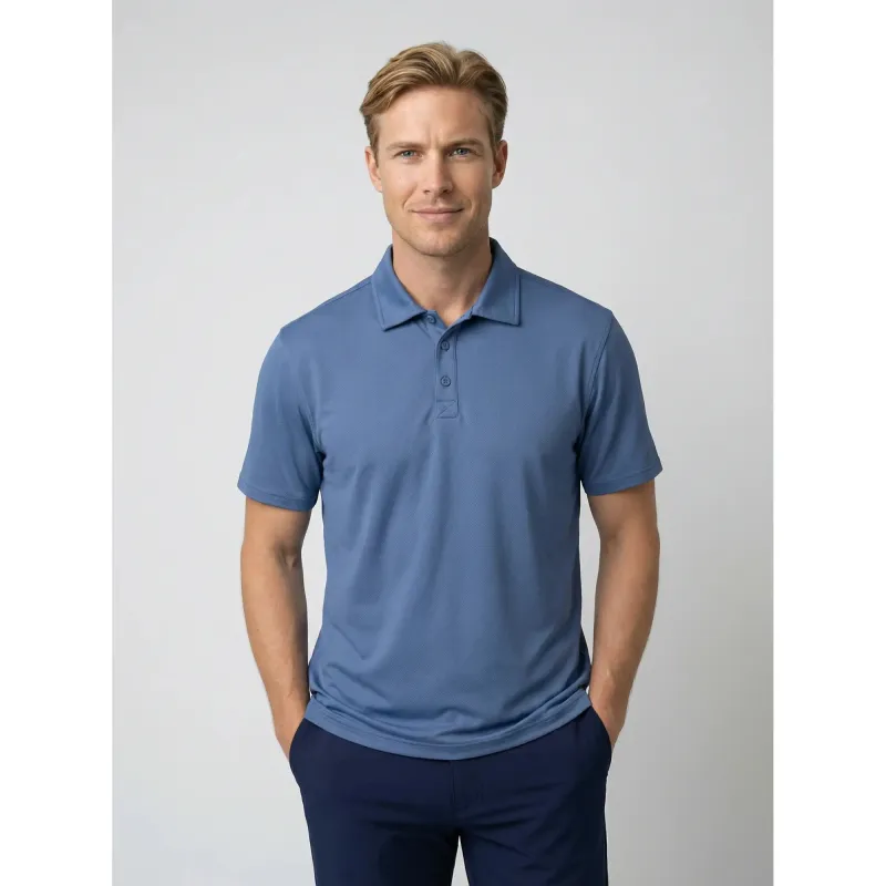 Aerify Polo - Dusty Blue / 2XL made by Sun Mountain