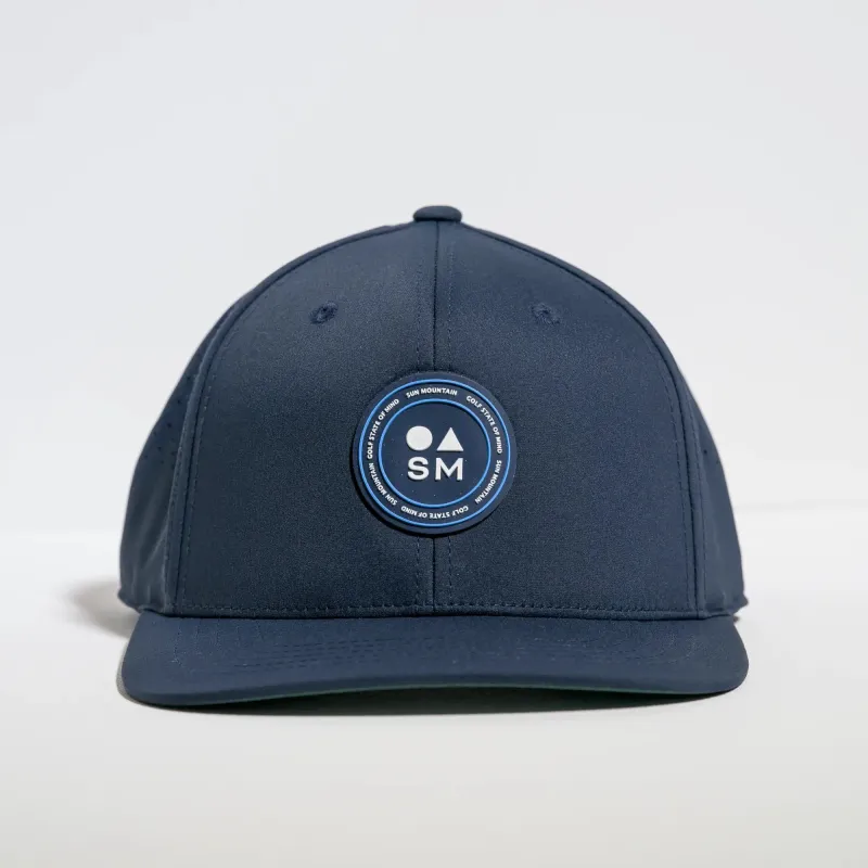 Rubber Patch Hat - Navy sold by Sun Mountain