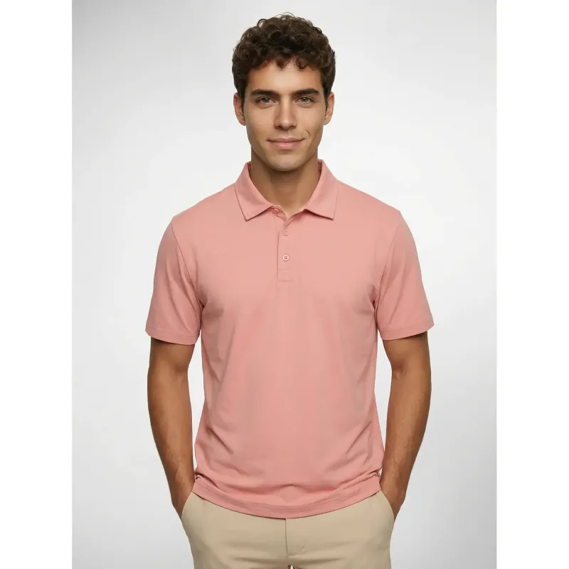 Elevate Stretch Polo - Coral Haze / L made by Sun Mountain