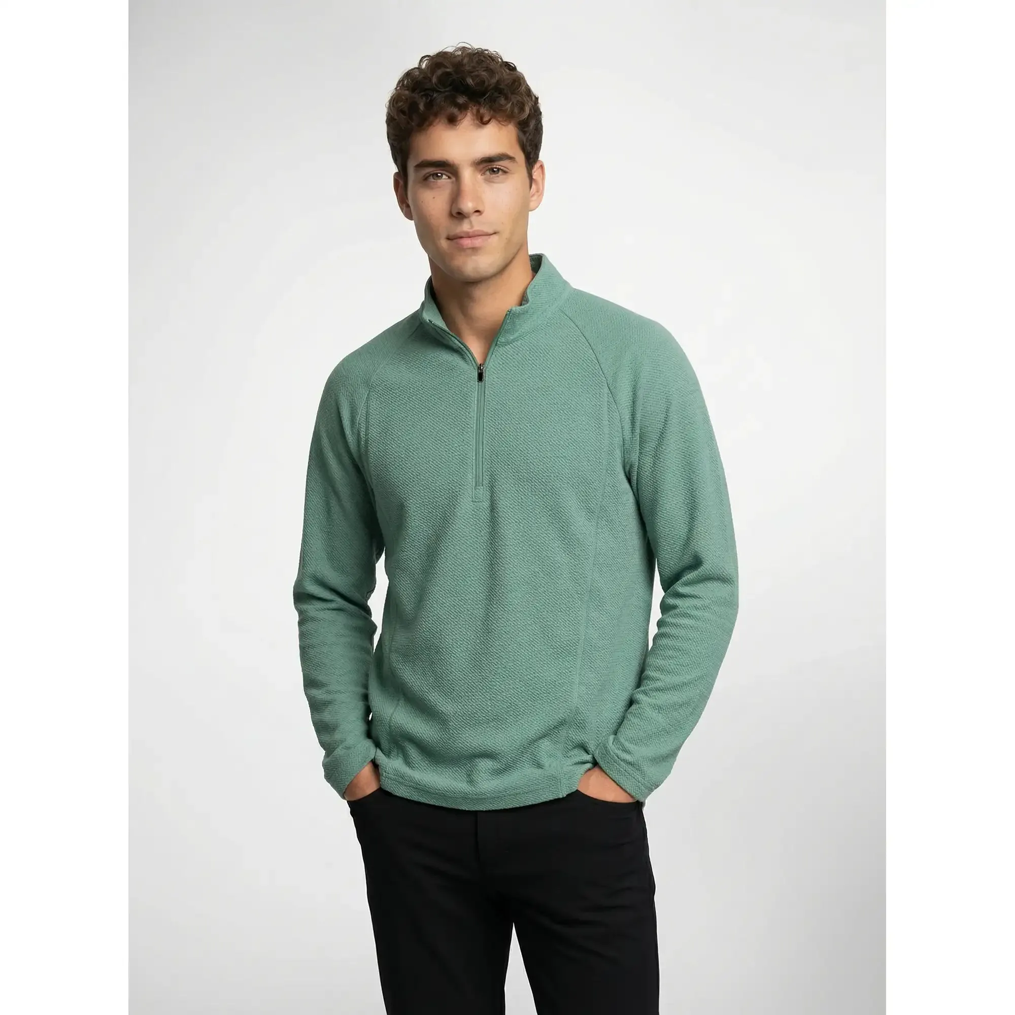Coastal Quarter-Zip - Feldspar / S sold by Sun Mountain
