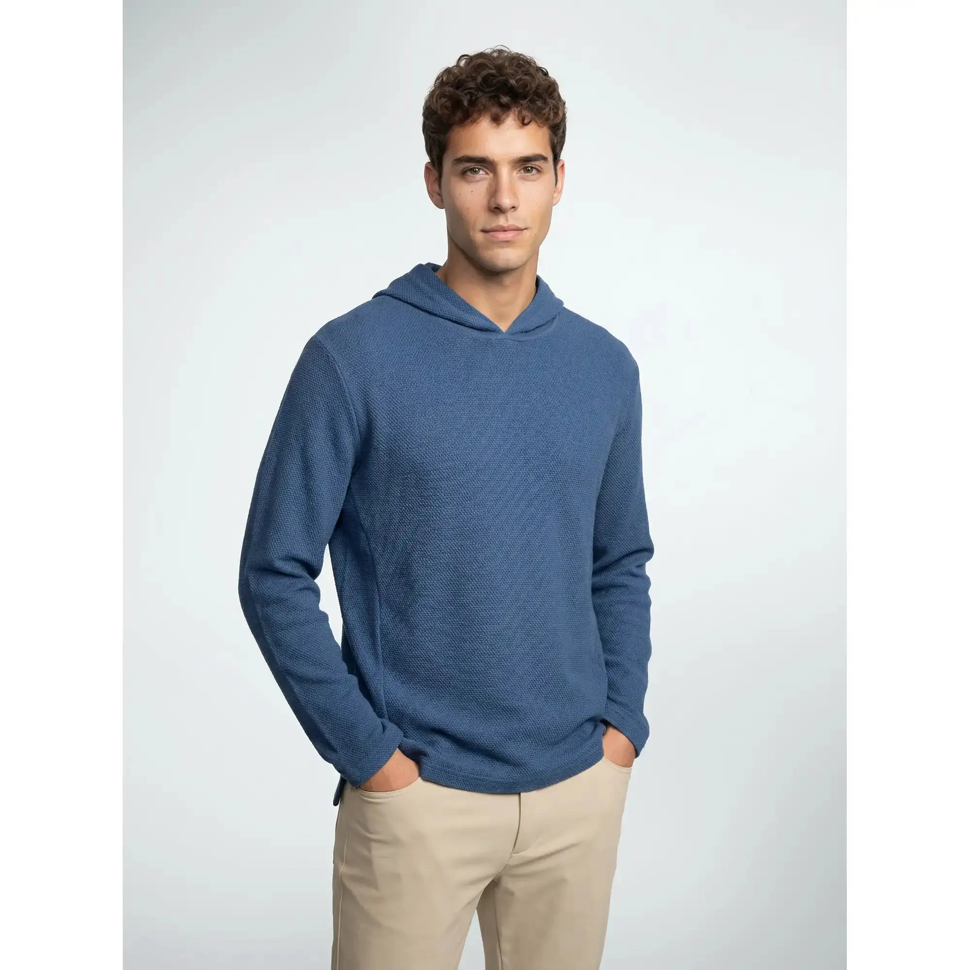Coastal Hoodie - Dusty Blue / L sold by Sun Mountain