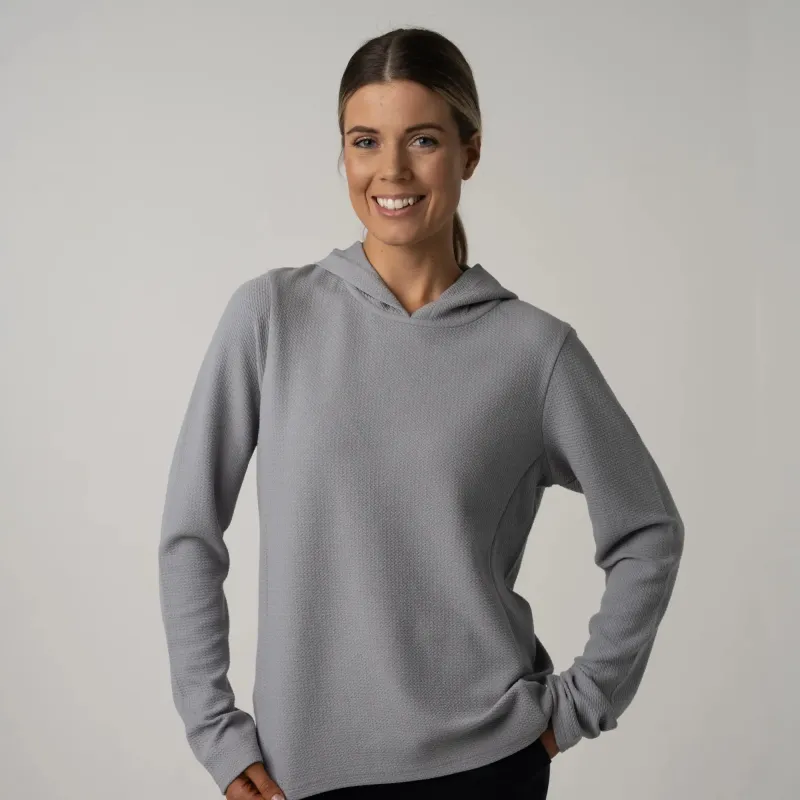 Women's Coastal Hoodie - Neutral Gray / S sold by Sun Mountain