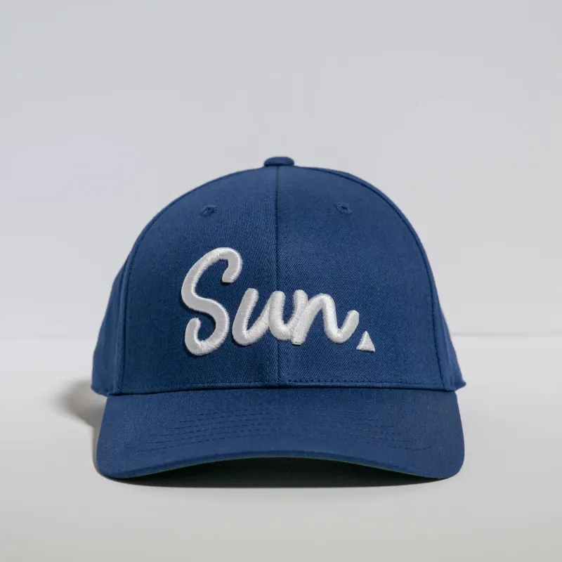 Script Sun Twill Hat - Navy made by Sun Mountain