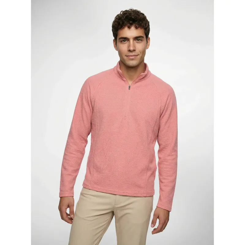 Coastal Quarter-Zip - Coral Haze / XL made by Sun Mountain