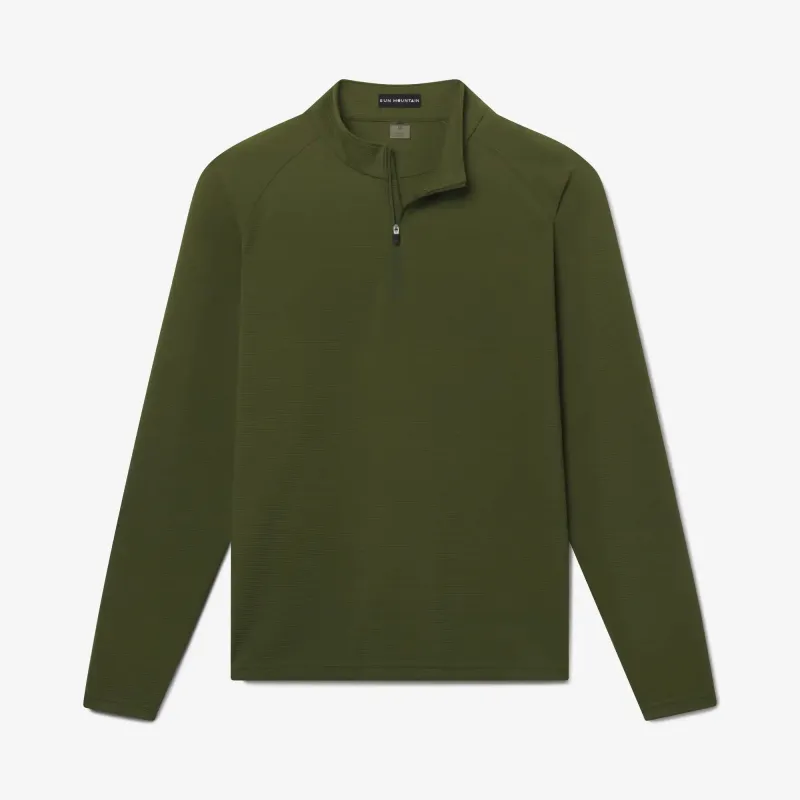 Motcha Quarter-Zip - Cypress / L made by Sun Mountain