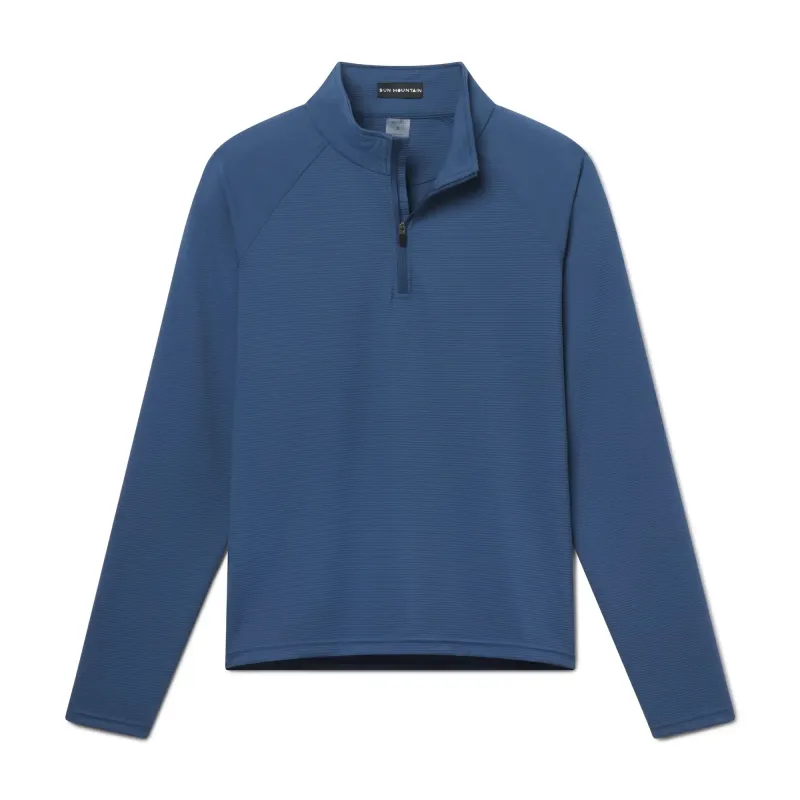 Women's Motcha Quarter-Zip - Dark Denim / S made by Sun Mountain