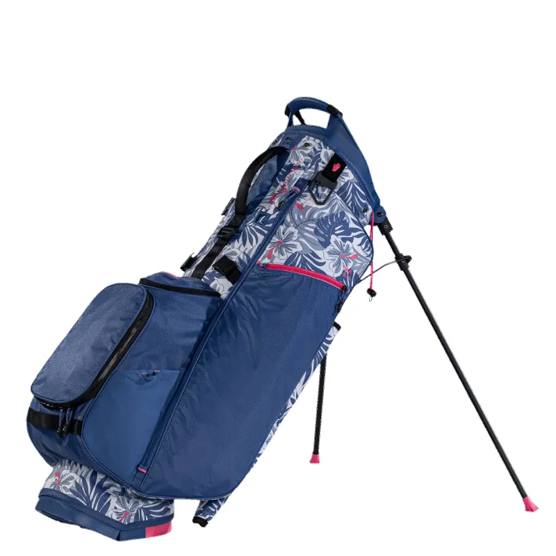E-2.5 Stand Bag - Flower-Sport Navy-Raspberry made by Sun Mountain