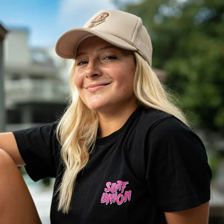 Old SKOOL Tee (Pink) sold by Surf Union product image thumbnail 2
