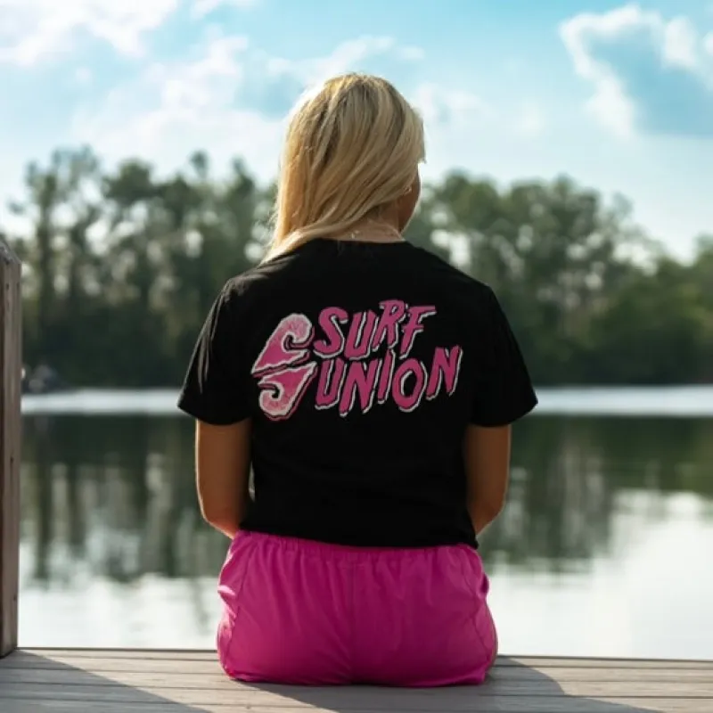 Old SKOOL Tee (Pink) sold by Surf Union