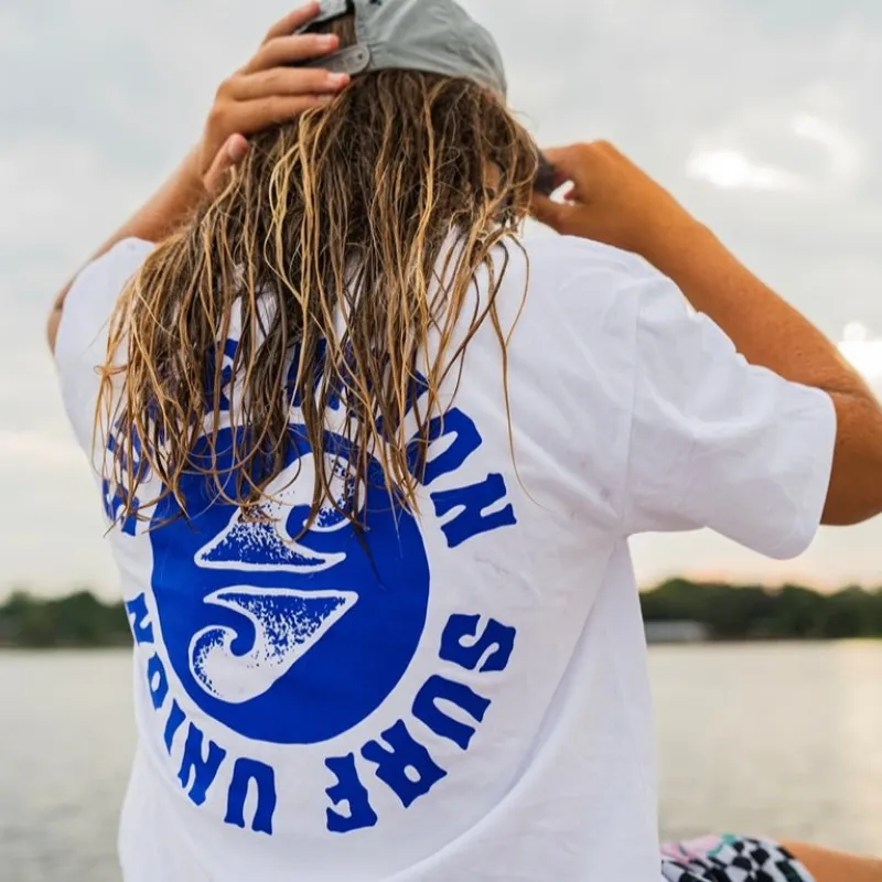 Lake Watch Tee (Blue) sold by Surf Union