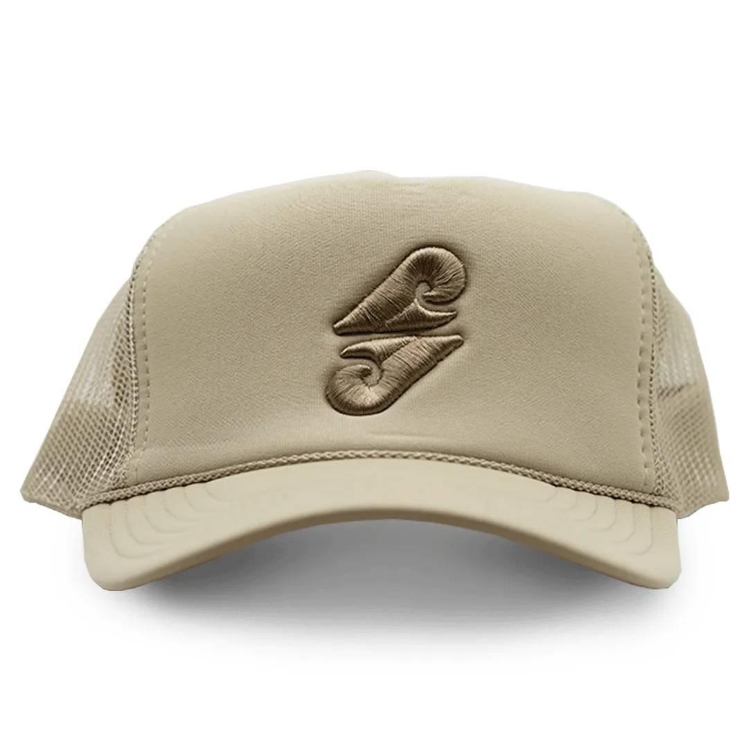 S Trucker Hat (Saddle Khaki) sold by Surf Union