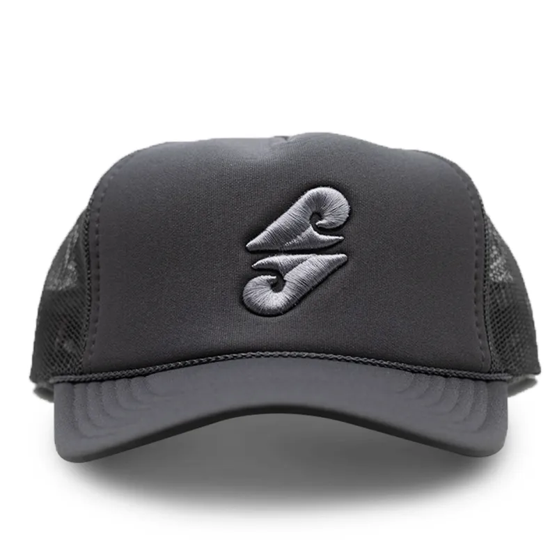 S Trucker Hat (Faded Charcoal) sold by Surf Union