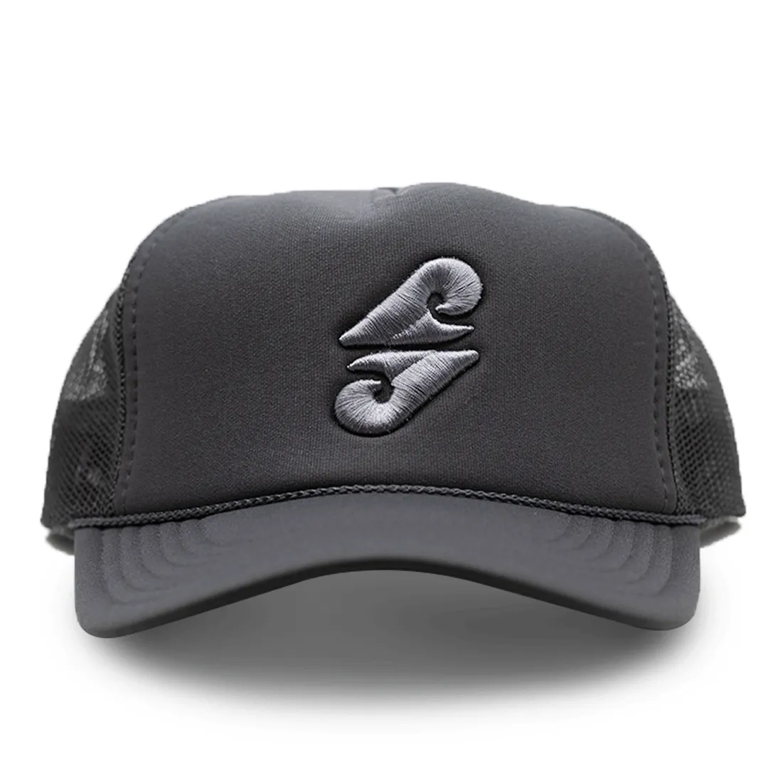 S Trucker Hat (Faded Charcoal) sold by Surf Union