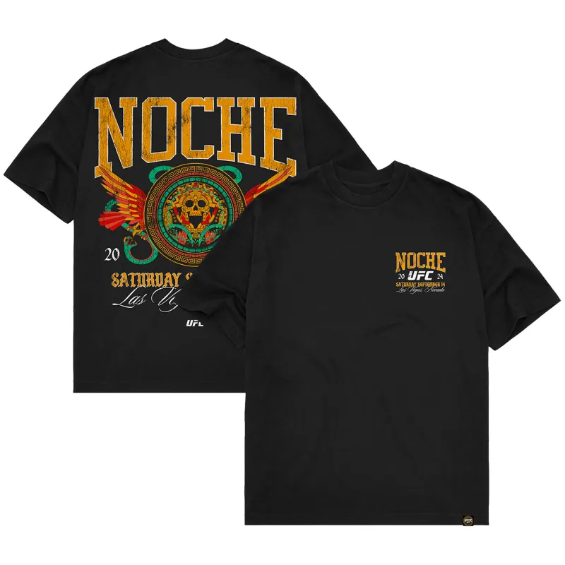 Men's Black UFC Noche T-Shirt made by UFC