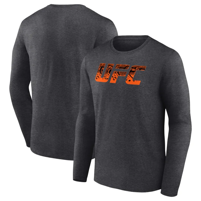 Men's Charcoal Paddy Pimblett Unrivaled UFC Logo Long Sleeve T-Shirt sold by UFC