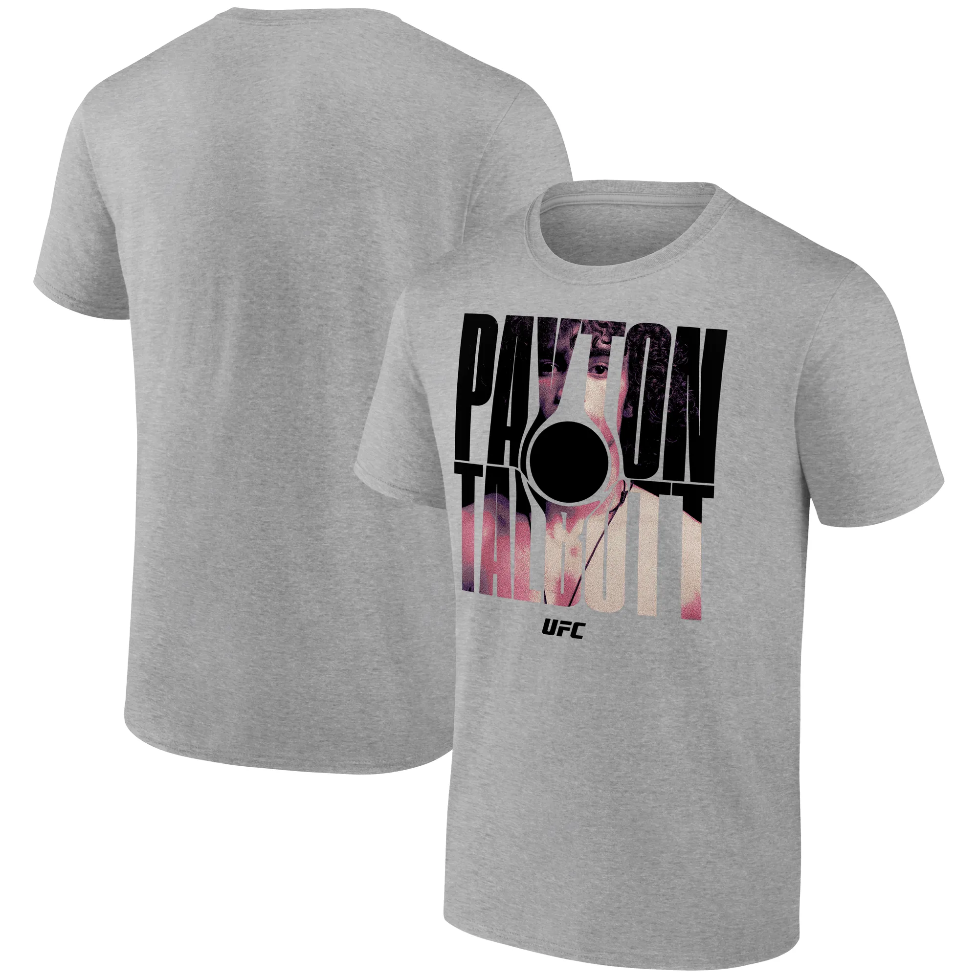 Men's Heather Gray Payton Talbott UFC T-Shirt sold by UFC