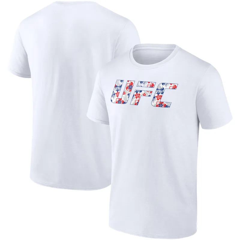 Men's White Max Holloway Unrivaled UFC Logo T-Shirt sold by UFC