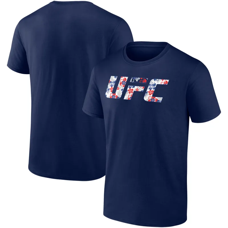 Men's Navy Max Holloway Unrivaled UFC Logo T-Shirt sold by UFC