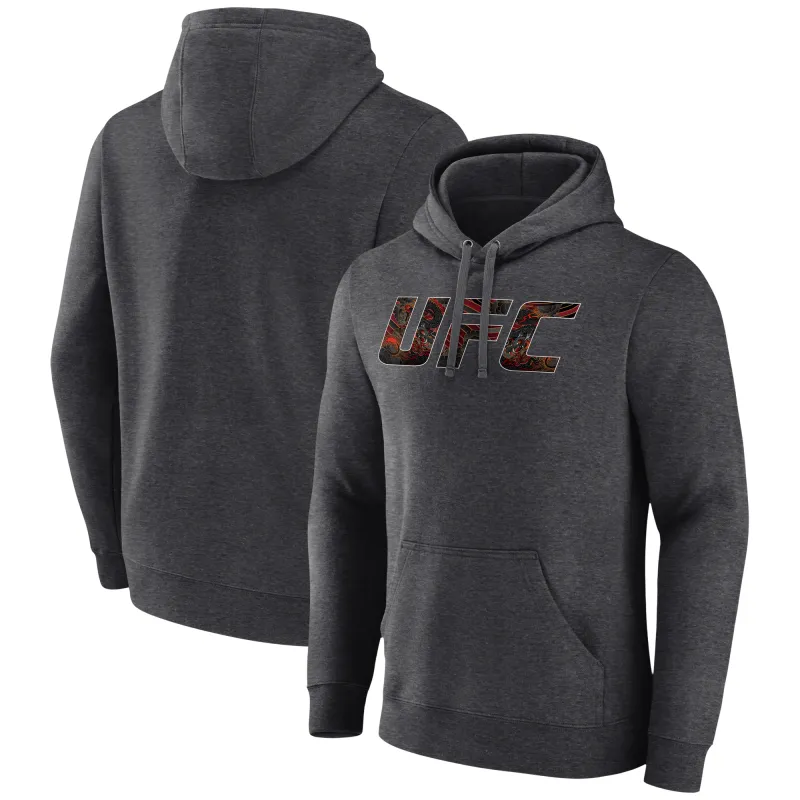 Men's Charcoal Alexandre Pantoja UFC Unrivaled Pullover Hoodie sold by UFC