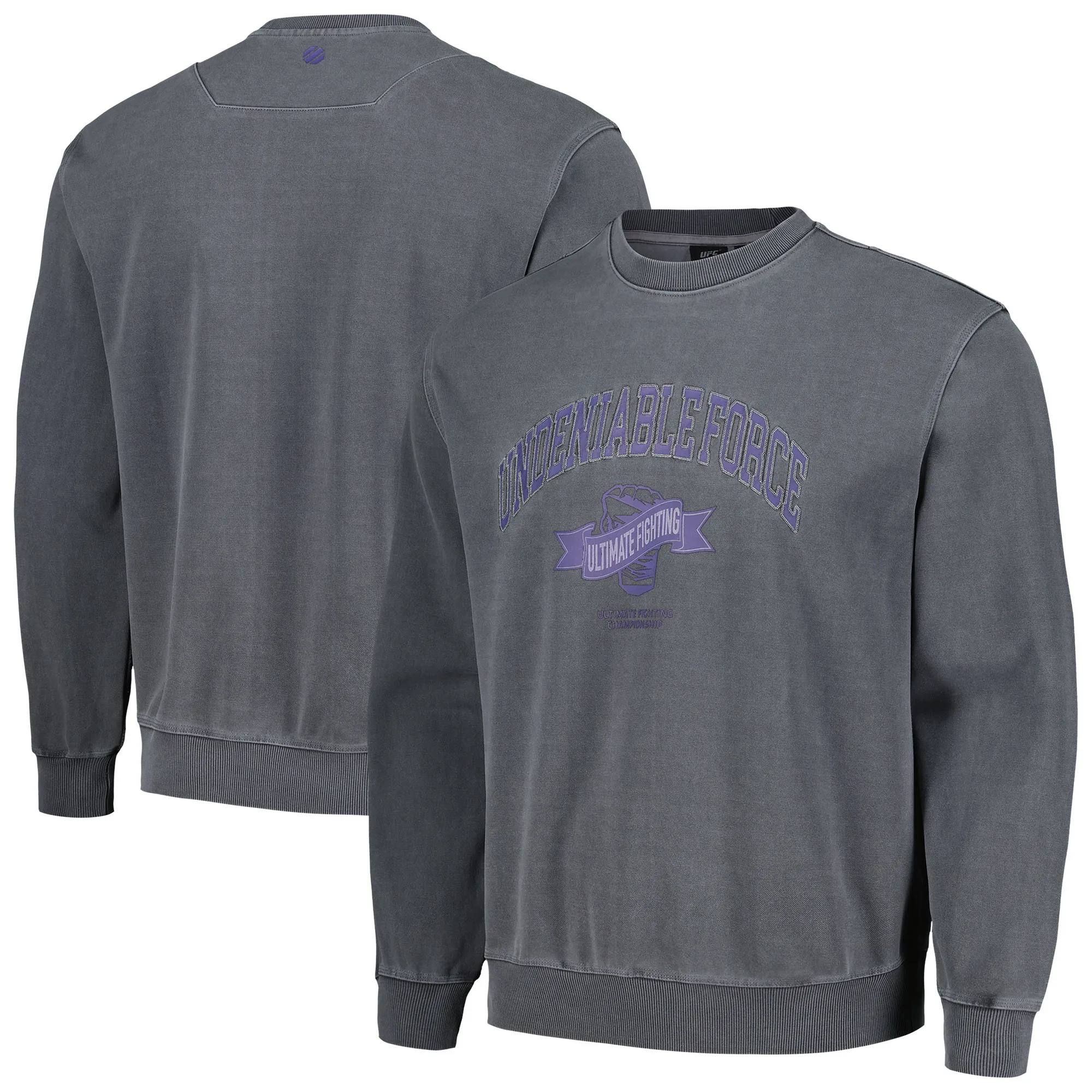 Men's UFC Gray Undeniable Force Pullover Sweatshirt sold by UFC