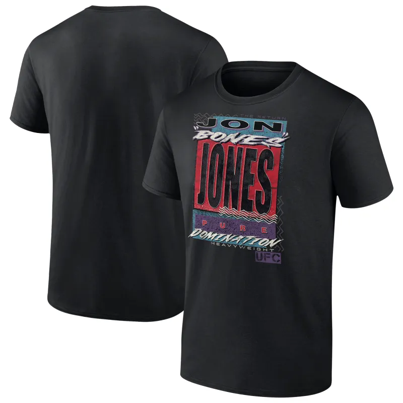 Men's  Black Jon Jones Pure Domination T-Shirt sold by UFC