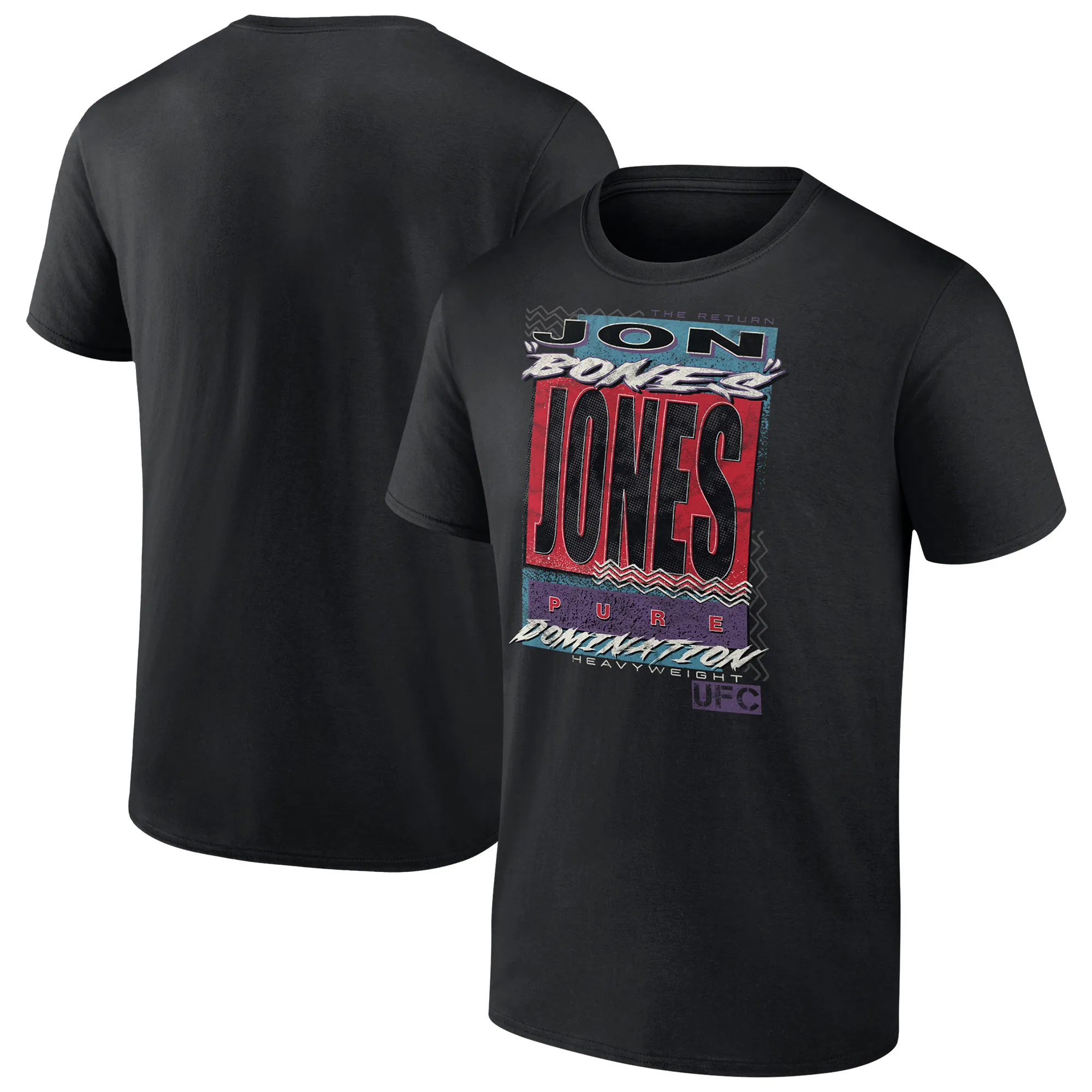 Men's Black Jon Jones Pure Domination T-Shirt sold by UFC