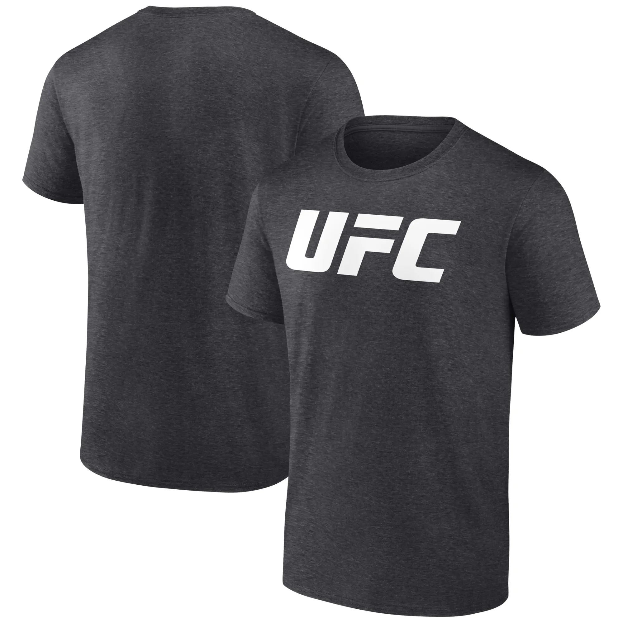 Men's Charcoal UFC White Logo T-Shirt sold by UFC