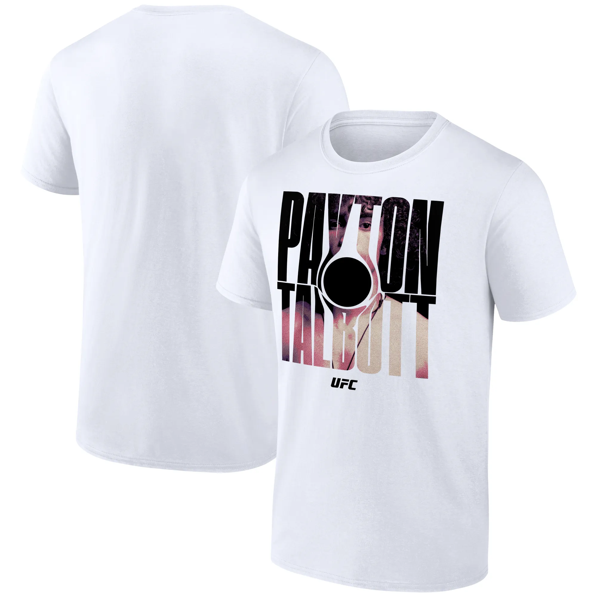 Men's White Payton Talbott UFC T-Shirt sold by UFC