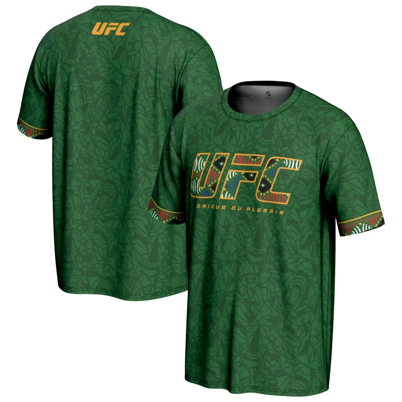 Men's ProSphere Green Dricus Du Plessis Unrivaled T-Shirt sold by UFC