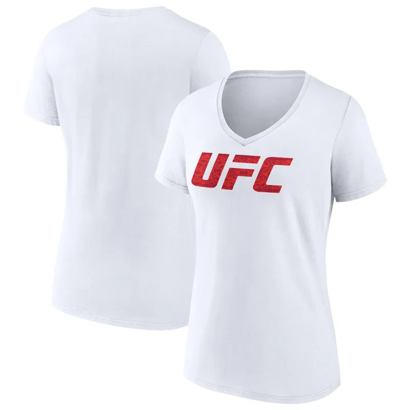 Women's White Merab Dvalishvili Unrivaled V-Neck T-Shirt sold by UFC