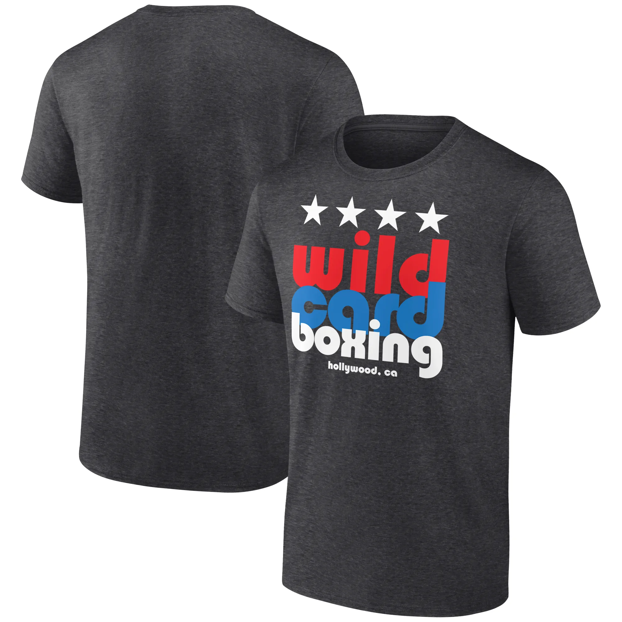 Charcoal Wild Card Boxing Hollywood T-Shirt sold by UFC