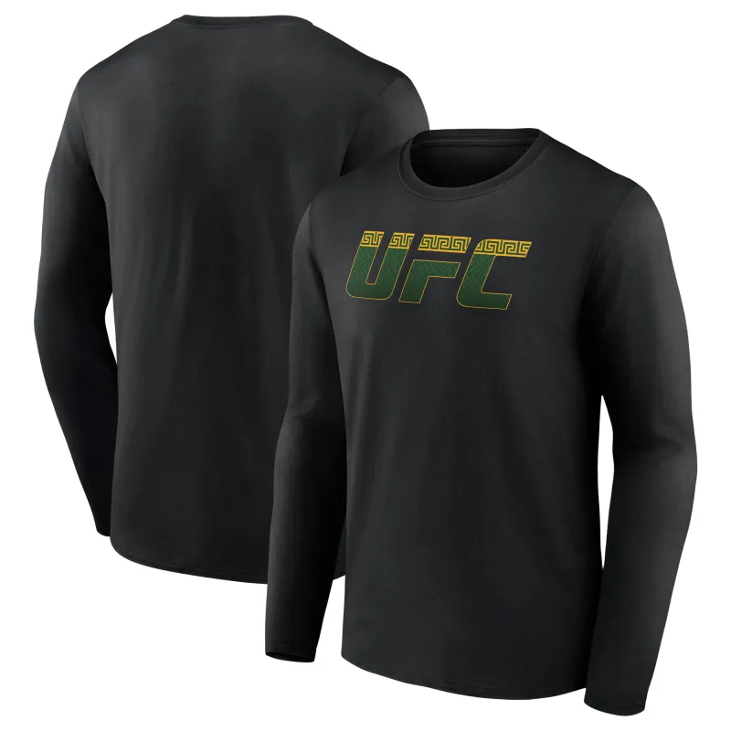 Men's Black Alexander Volkanovski Unrivaled UFC Logo Long Sleeve T-Shirt sold by UFC