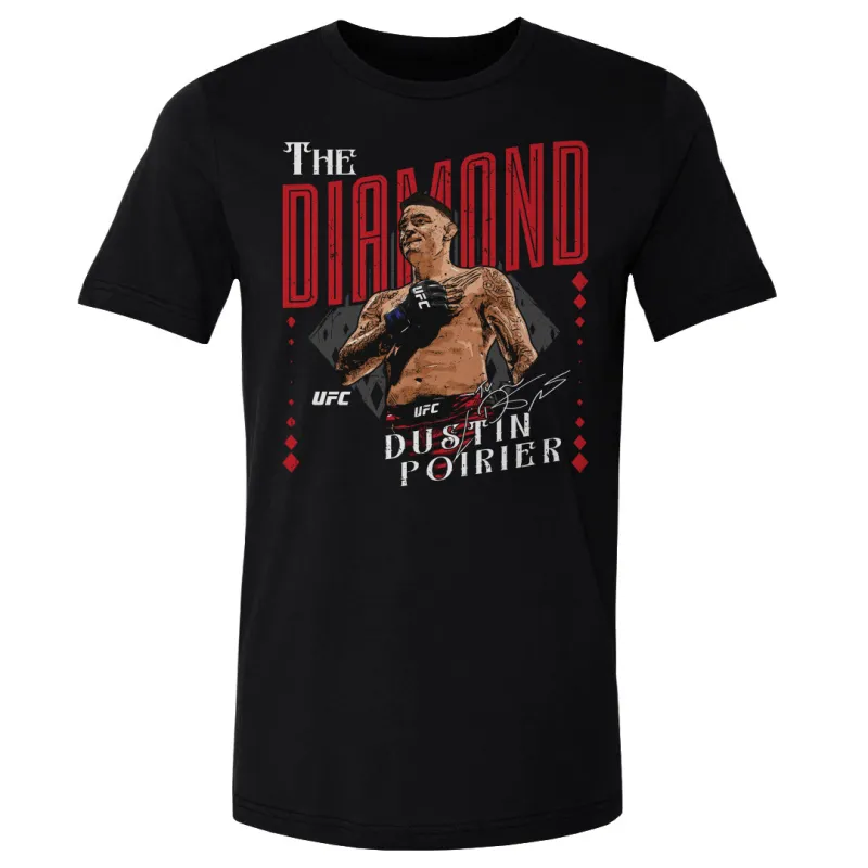 Men's 500 Level Black Dustin Poirier "The Diamond" T-Shirt sold by UFC