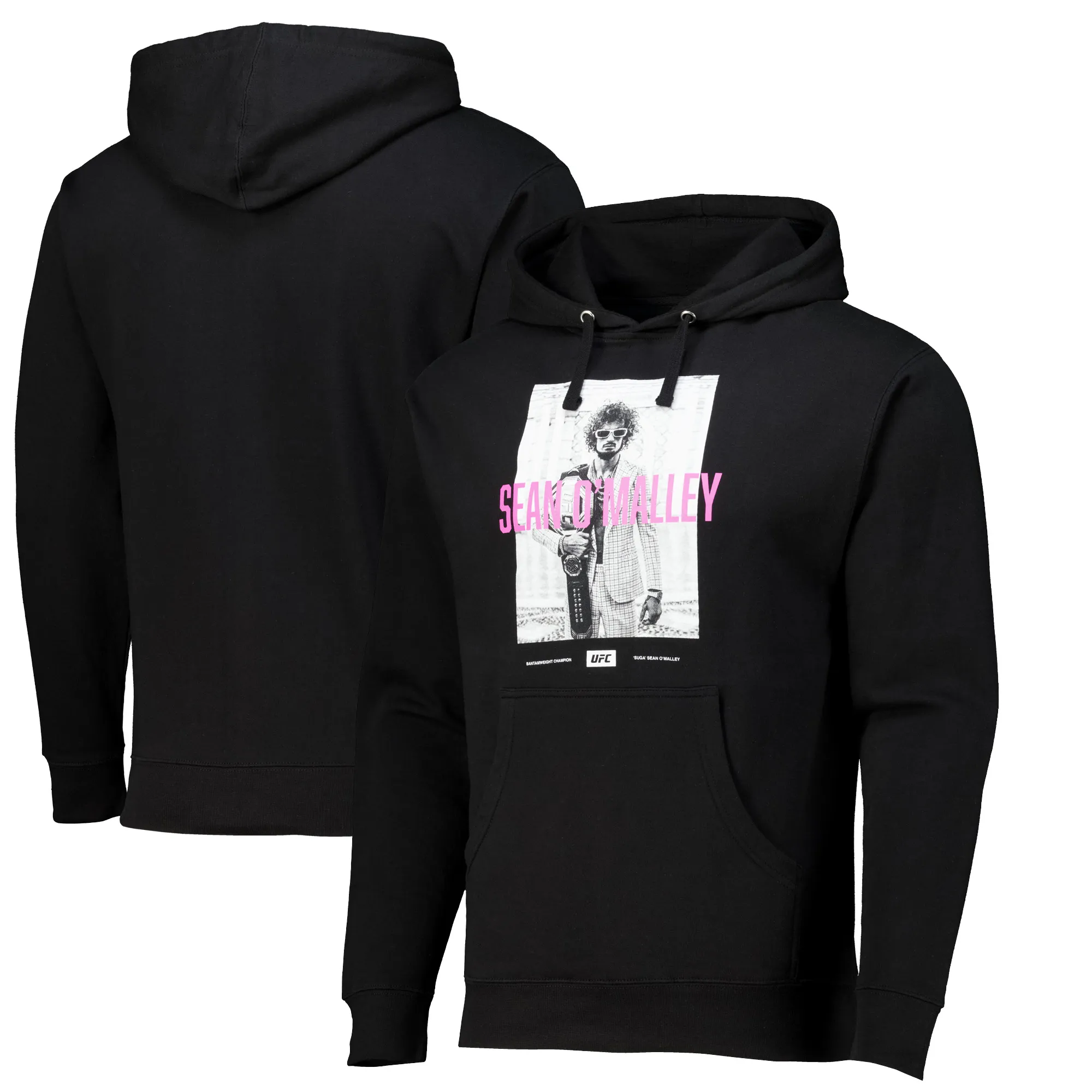 Men's UFC Black Sean O'Malley Status Pullover Hoodie sold by UFC