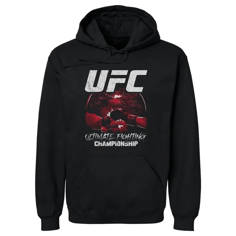 Men's  Black UFC Touch Gloves Pullover Hoodie sold by UFC
