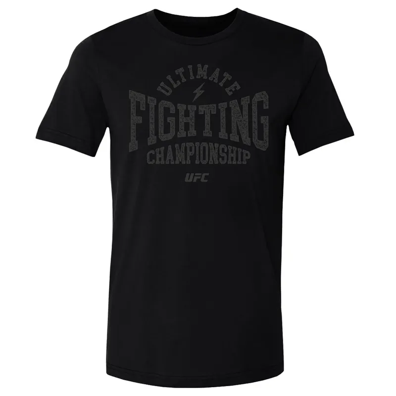 Men's Black UFC Vintage Text T-Shirt sold by UFC