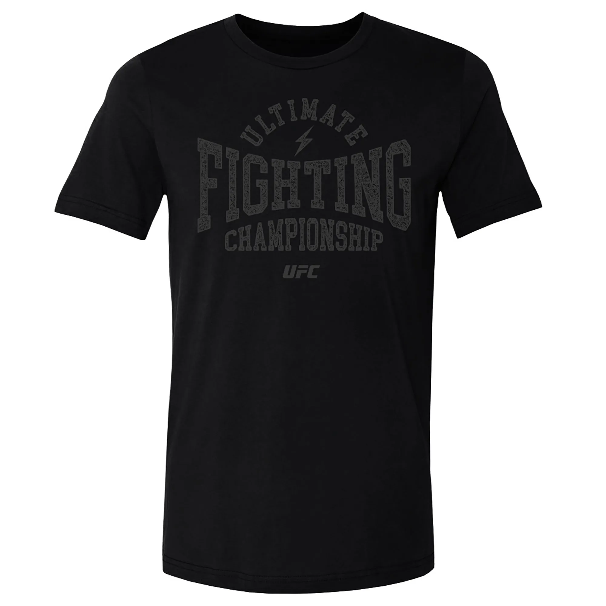 Men's Black UFC Vintage Text T-Shirt sold by UFC