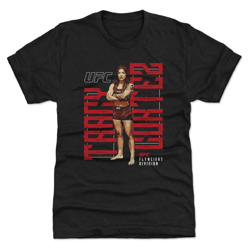 Men's 500 Level Heather Black Tracy Cortez Pose Premium Tri-Blend T-Shirt sold by UFC