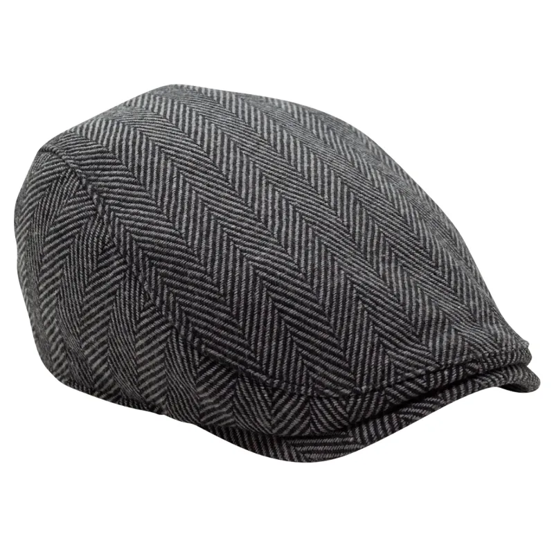 Men's UFC Gray Ulti-Man Herringbone Boston Scally Cap sold by UFC