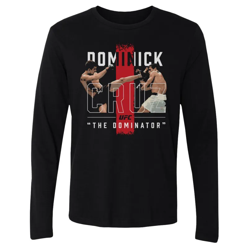 Men's 500 Level Black Dominick Cruz The Dominator Long Sleeve T-Shirt sold by UFC