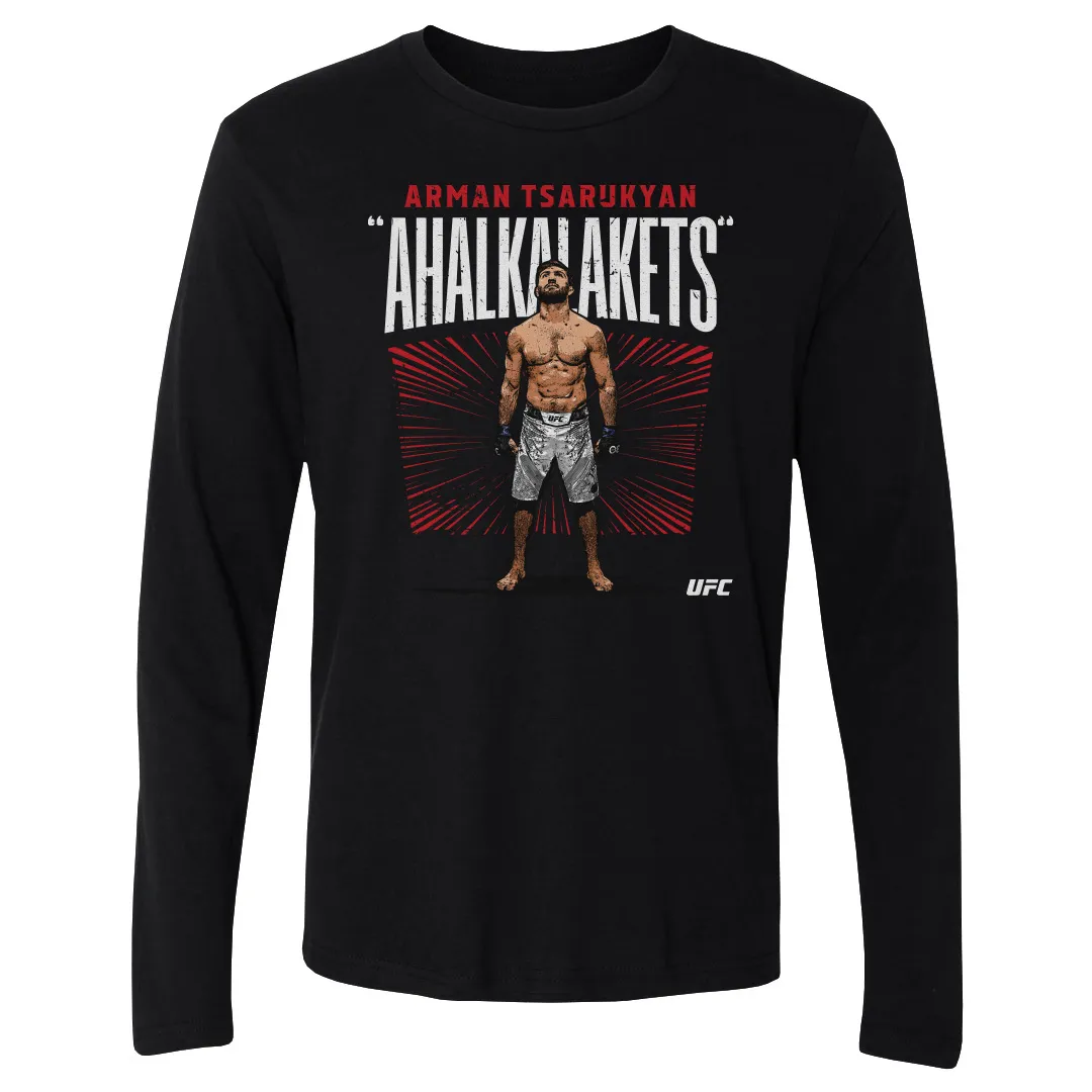 Men's 500 Level Black Arman Tsarukyan Long Sleeve T-Shirt sold by UFC