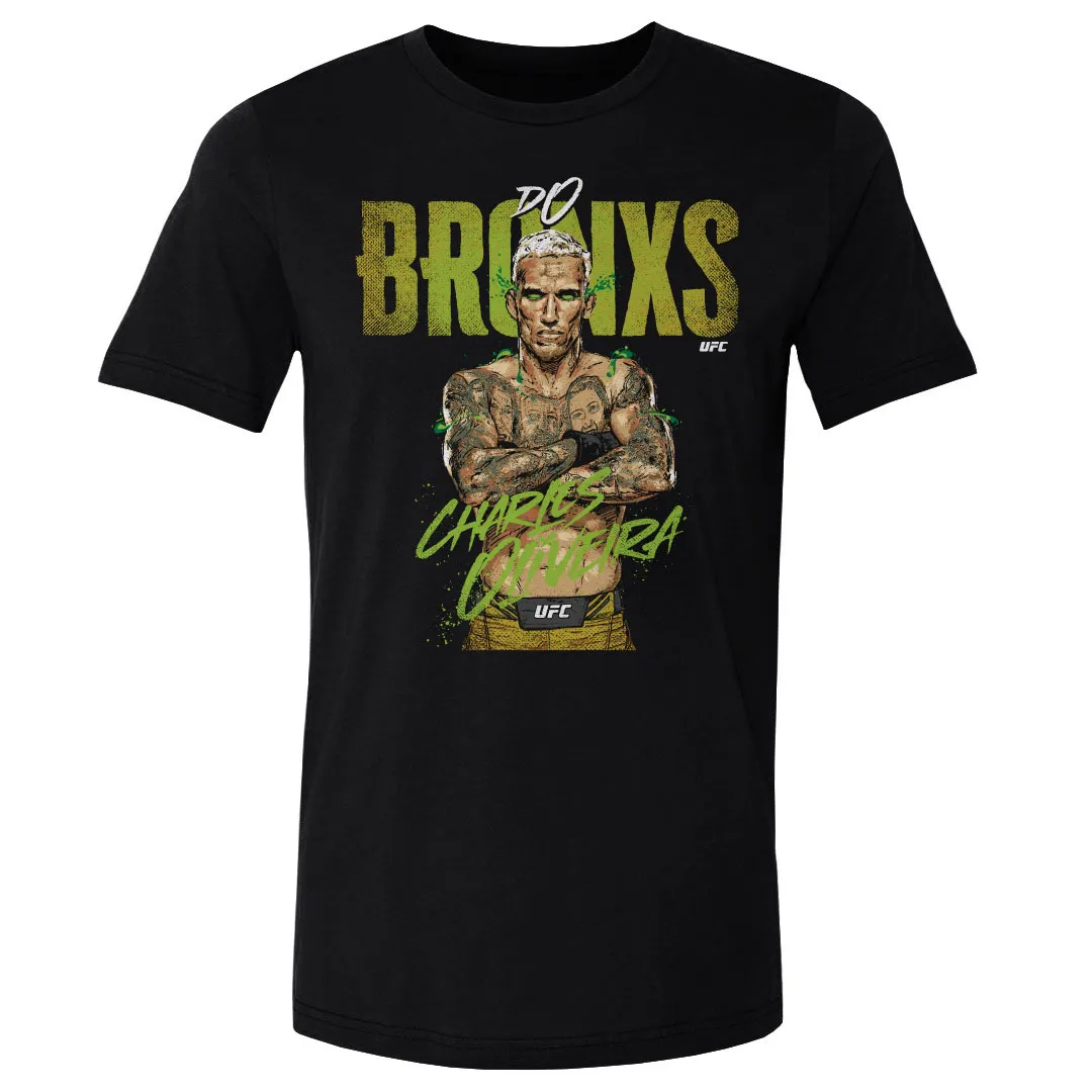 Men's 500 Level Black Charles Oliveira "Do Bronx" T-Shirt sold by UFC